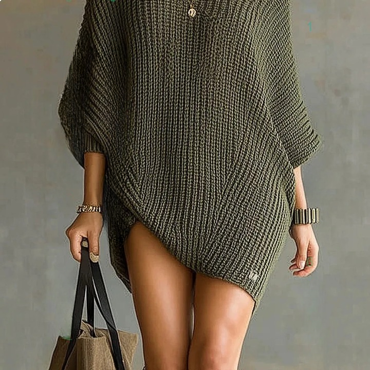 Renata Lightweight Off-Shoulder Top in Green, view 2